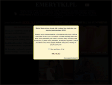 Tablet Screenshot of emerytki.pl